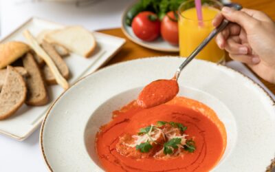 Rezept für köstliche Tomatensuppe zum Abnehmen