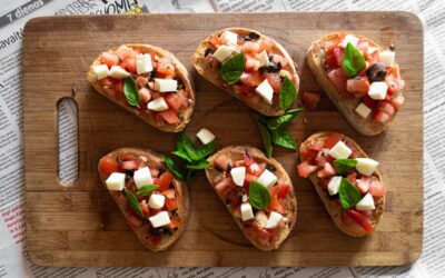 Tomaten-Mozzarella-Bruschetta